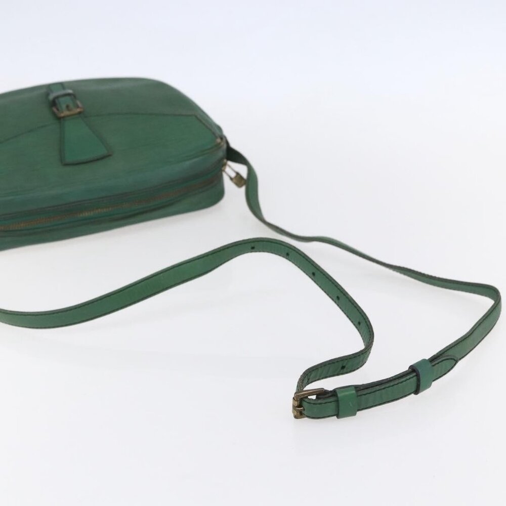 Authentic LOUIS VUITTON Epi Jeune Fille MM Shoulder Bag Green M52154 LV - Picture 14 of 16